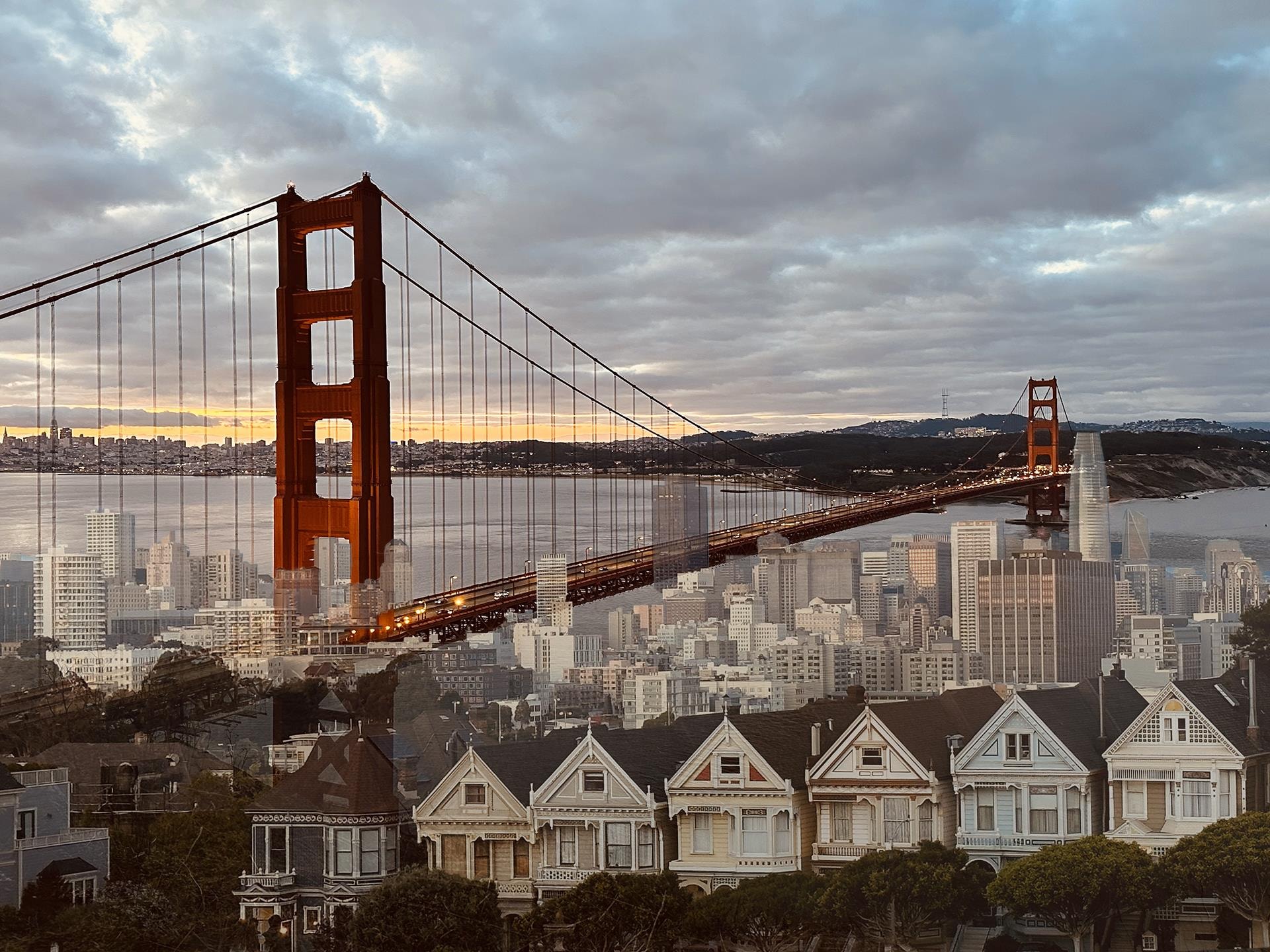 Golden Gate Skyline by Carmen Saunders